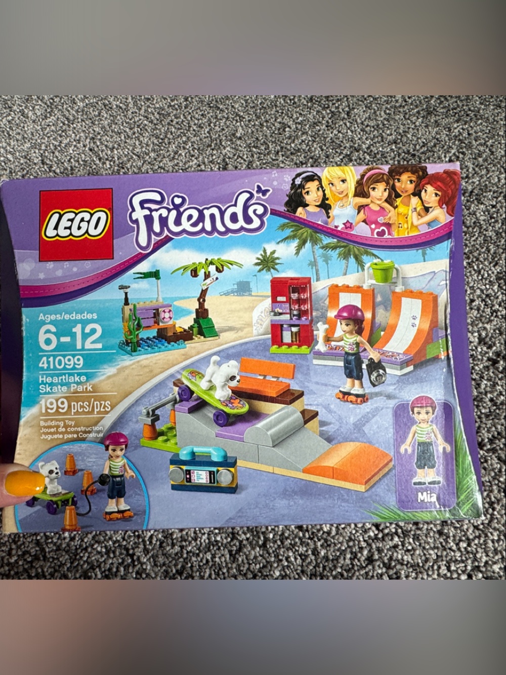 Lego Friends Heartlake Skate Park - Purple, Orange, Green, Blue 41099